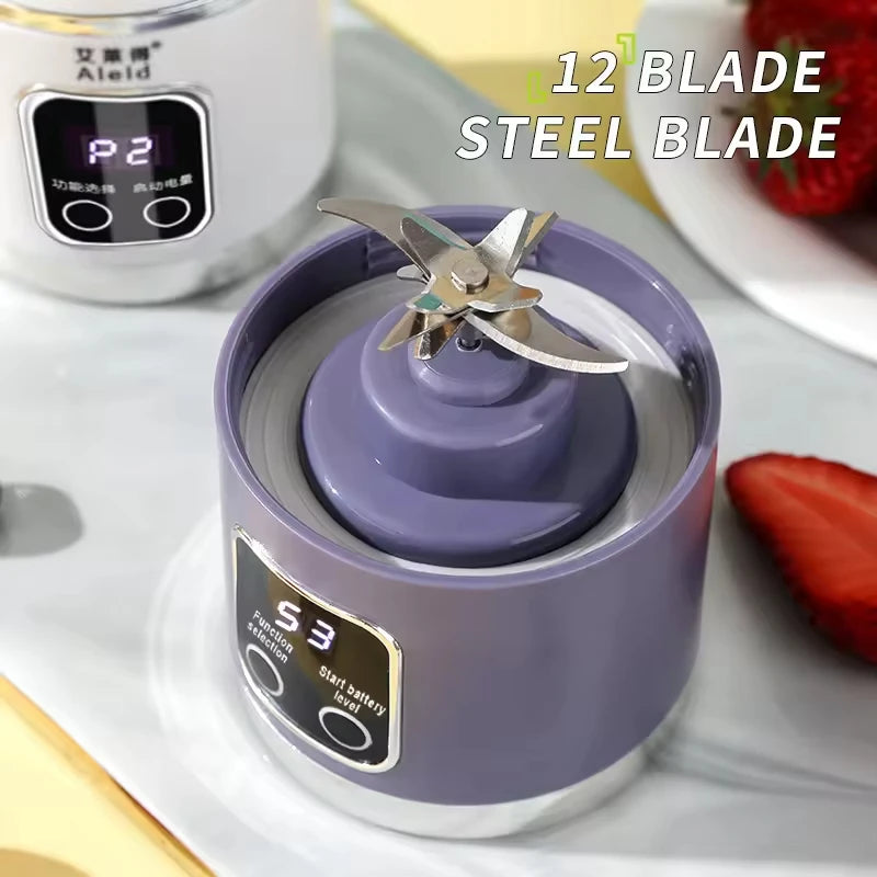 New Portable Mini USB Juicer Personal Liquidificador Smoothie Blender for Outdoor Hotels Rvs Electric Power Source