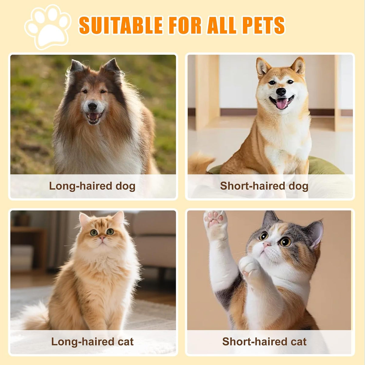 Pet Steam Brush for Dogs & Cats – Self‑Cleaning Anti‑Static Slicker