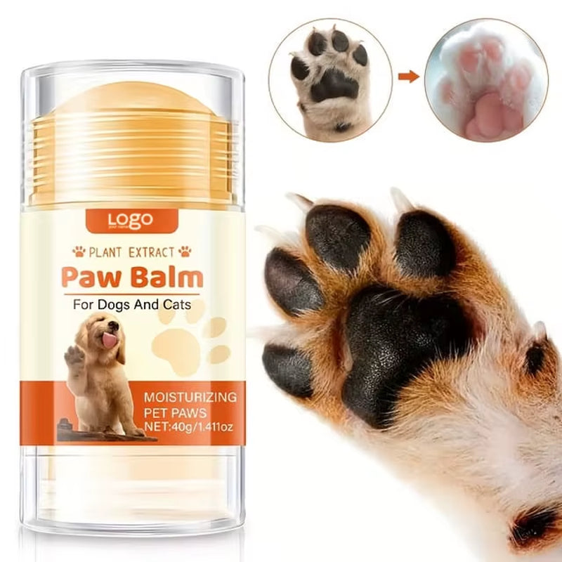 Private Label Natural Paw Balm Stick Moisturize & Protect Dry Cracked Paws for Dogs & Cats Pet Paw Balm Stick Oem