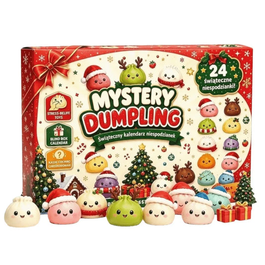 Christmas Countdown Advent Calendar 2026 24 Days Dumpling Squishy Toys Slow Rising Squeeze Sensory Fidget Holiday Decor