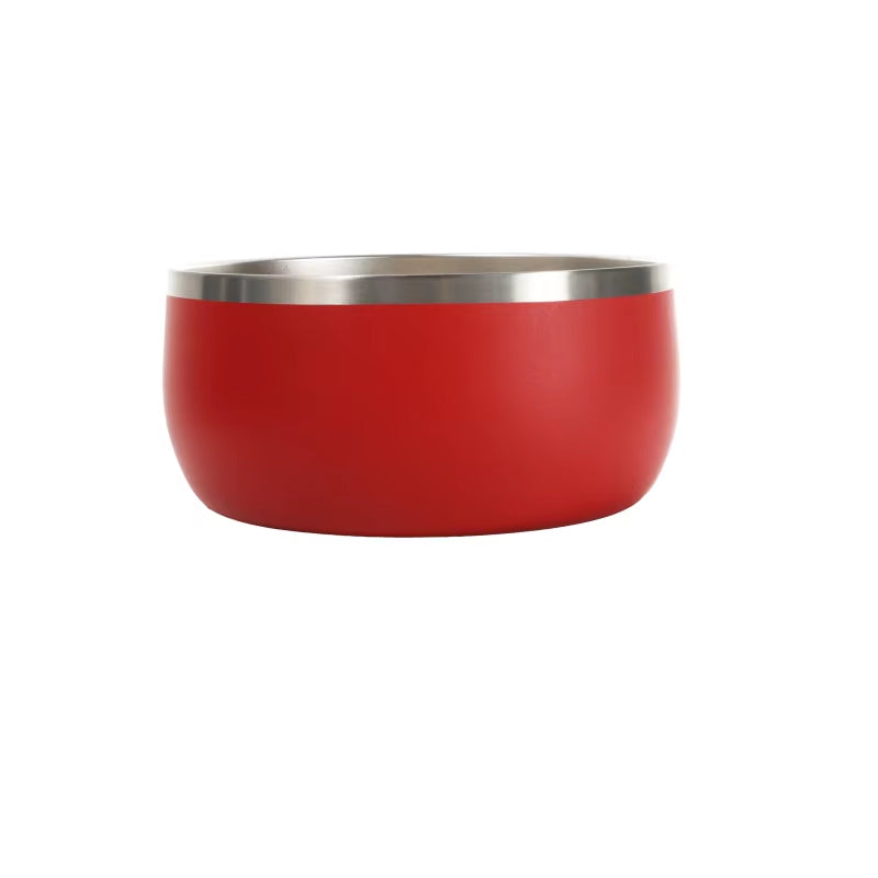 32Oz Dog Bowl for Food and Water Stainless Steel Pet Feeding Bowl Durable Non-Skid Doubl Wall Insulated Multi-Color Dog Bowl