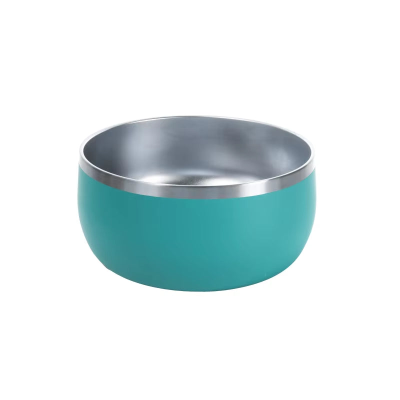 32Oz Dog Bowl for Food and Water Stainless Steel Pet Feeding Bowl Durable Non-Skid Doubl Wall Insulated Multi-Color Dog Bowl