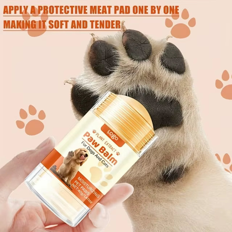 Private Label Natural Paw Balm Stick Moisturize & Protect Dry Cracked Paws for Dogs & Cats Pet Paw Balm Stick Oem